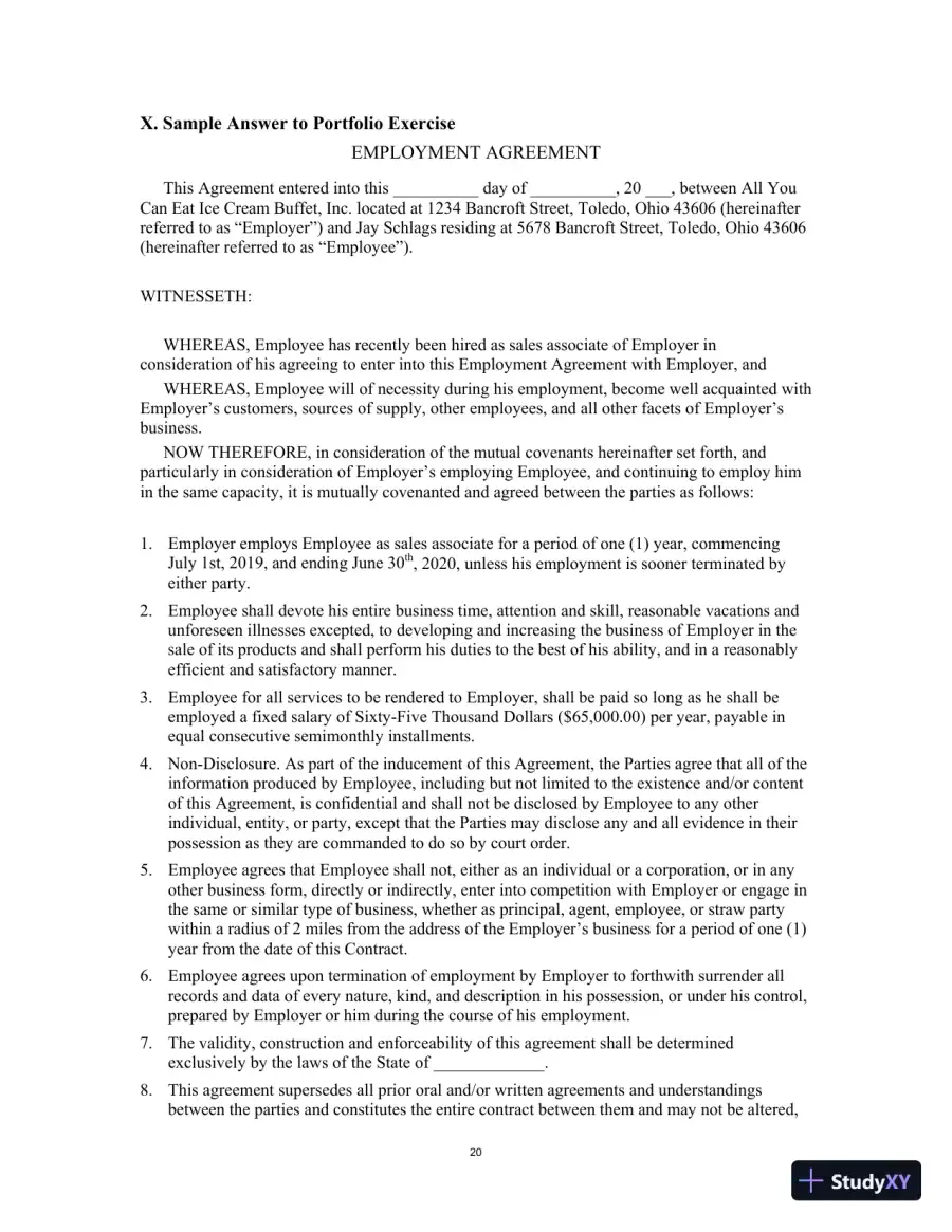 Test Bank for Contract Law for Paralegals: Traditional and e-Contracts, 3rd Edition, page 23