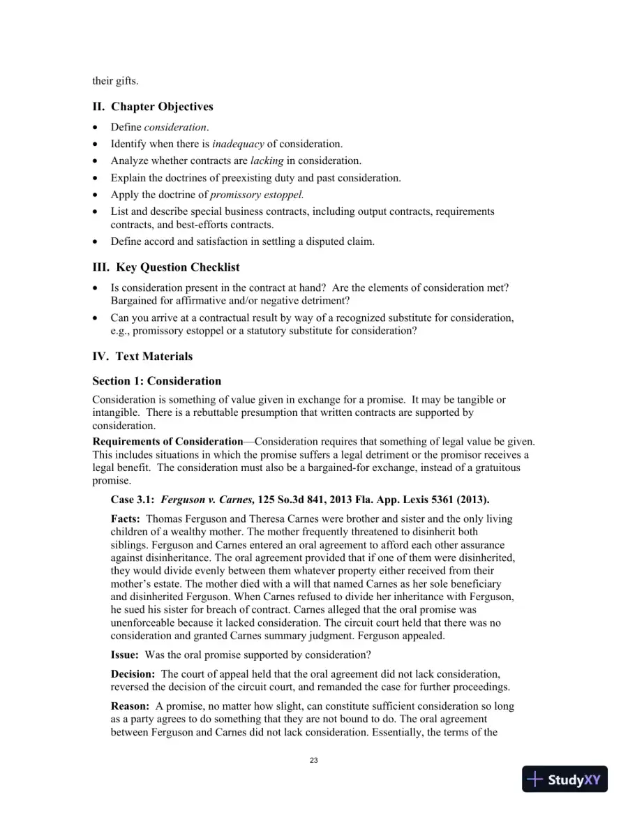 Test Bank for Contract Law for Paralegals: Traditional and e-Contracts, 3rd Edition, page 26