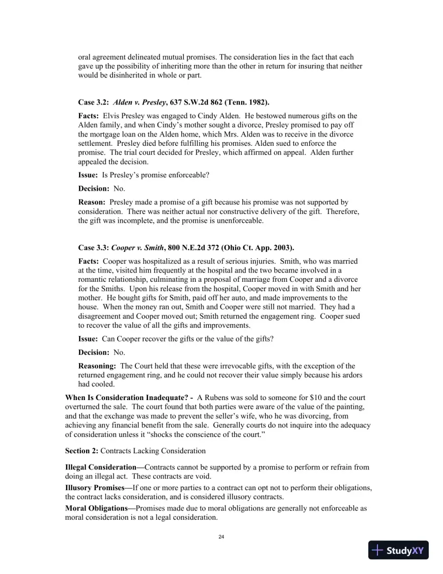 Test Bank for Contract Law for Paralegals: Traditional and e-Contracts, 3rd Edition, page 27