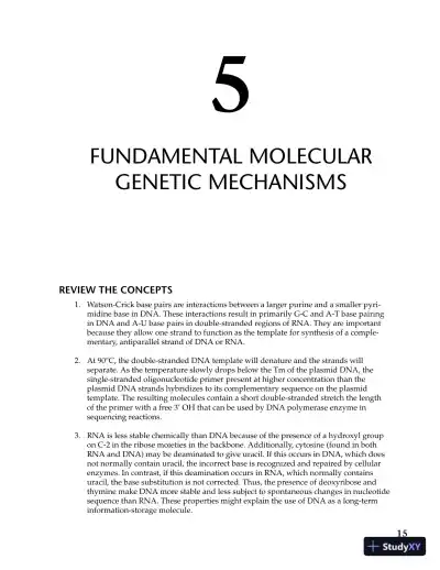Solution Manual for Molecular Cell Biology , 8th Edition - Page 16 preview image