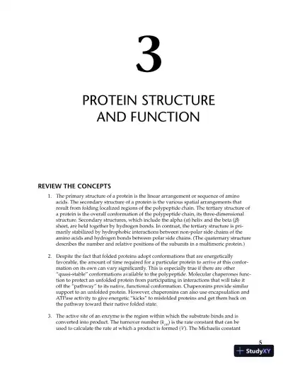 Solution Manual for Molecular Cell Biology , 8th Edition - Page 6 preview image