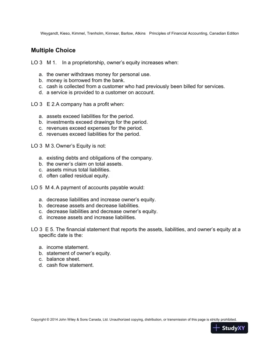 Lecture Notes for Principles of Financial Accounting, Canadian Edition, page 15