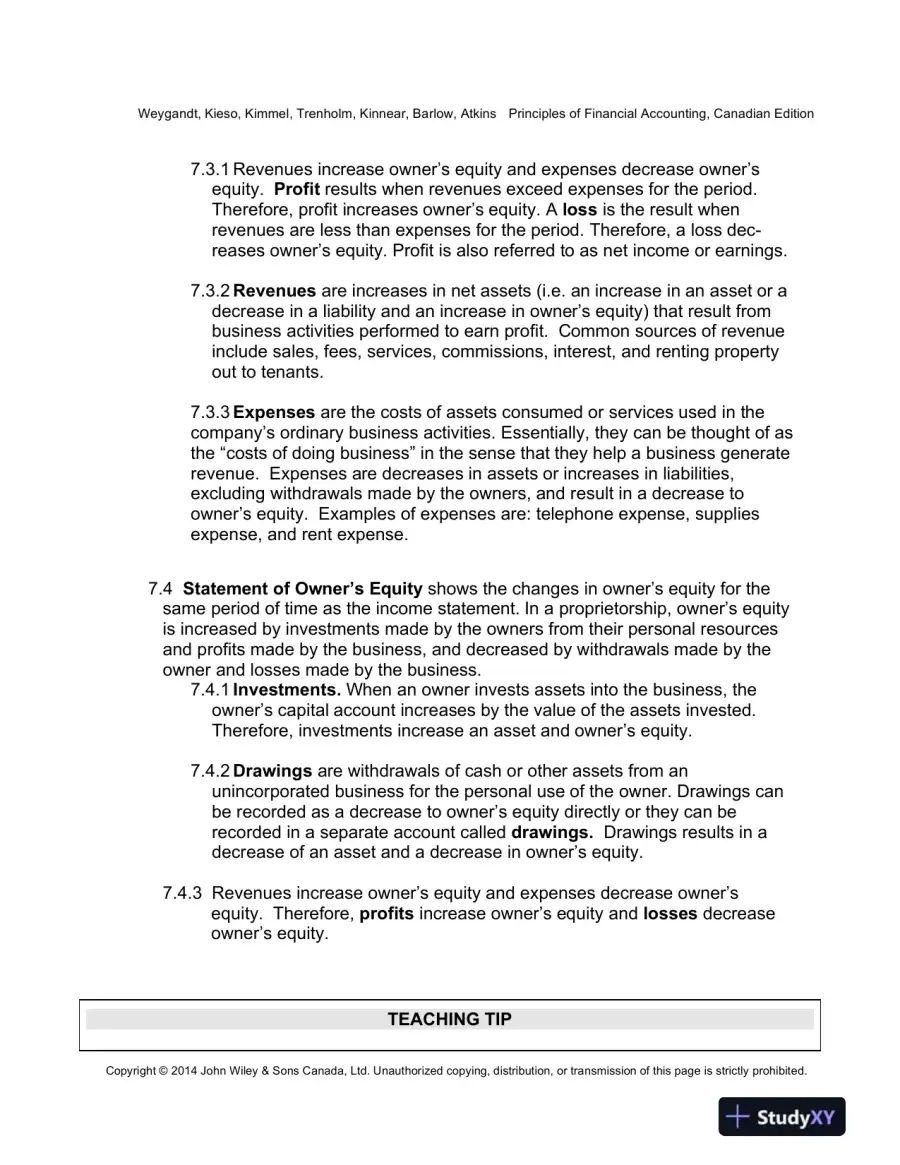 Lecture Notes for Principles of Financial Accounting, Canadian Edition, page 8