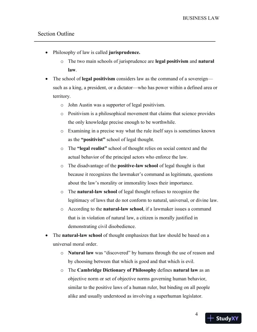 Solution Manual for Business Law and the Legal Environment, Version 2.0, page 5