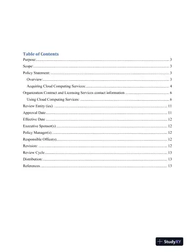 Computing Security Policy - Page 3 preview image