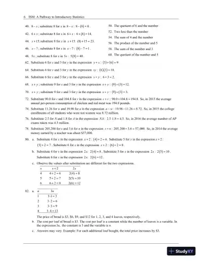 Solution Manual for A Pathway to Introductory Statistics, 2nd Edition - Page 10 preview image