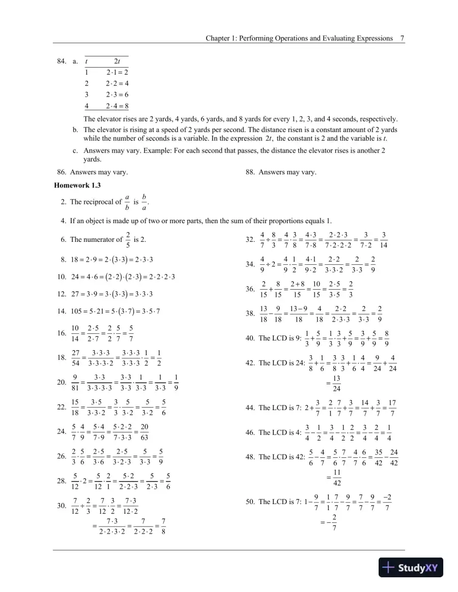 Solution Manual for A Pathway to Introductory Statistics, 2nd Edition, page 11