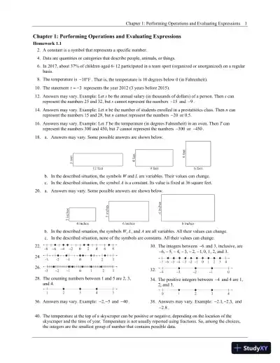 Solution Manual for A Pathway to Introductory Statistics, 2nd Edition - Page 5 preview image