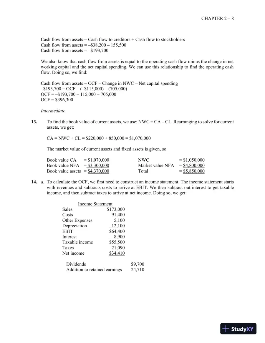 Essentials of Corporate Finance (Mcgraw-hill/Irwin Series in Finance, Insurance, and Real Estate) 9th Edition Solution Manual, page 10