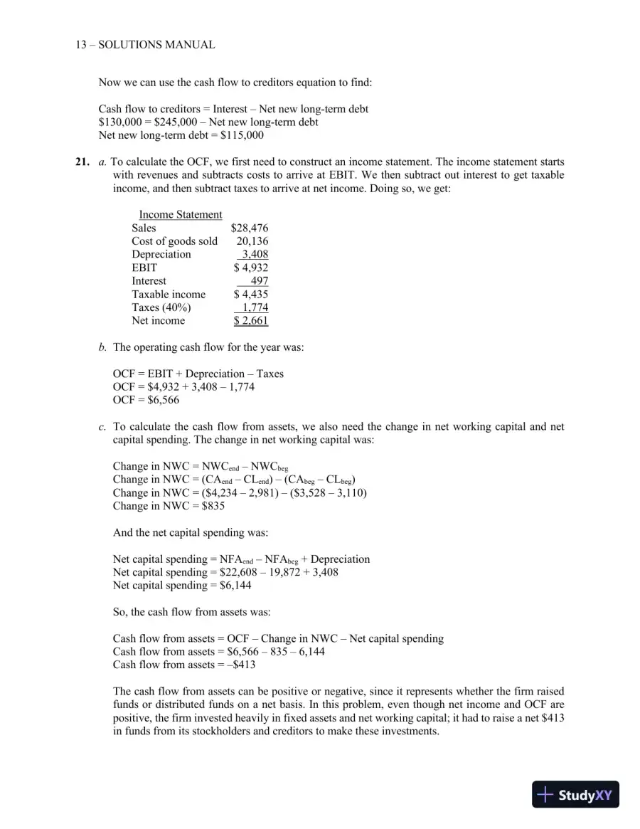 Essentials of Corporate Finance (Mcgraw-hill/Irwin Series in Finance, Insurance, and Real Estate) 9th Edition Solution Manual, page 15