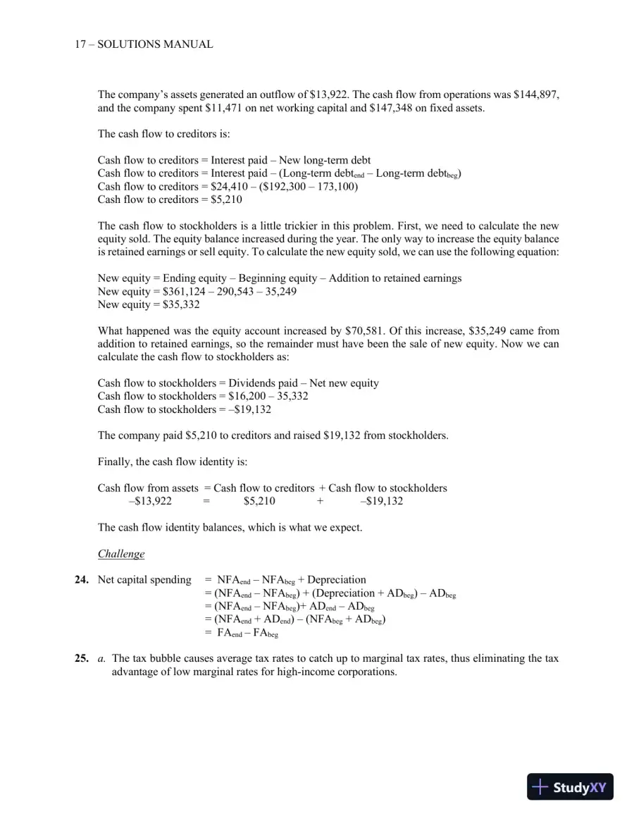 Essentials of Corporate Finance (Mcgraw-hill/Irwin Series in Finance, Insurance, and Real Estate) 9th Edition Solution Manual, page 19