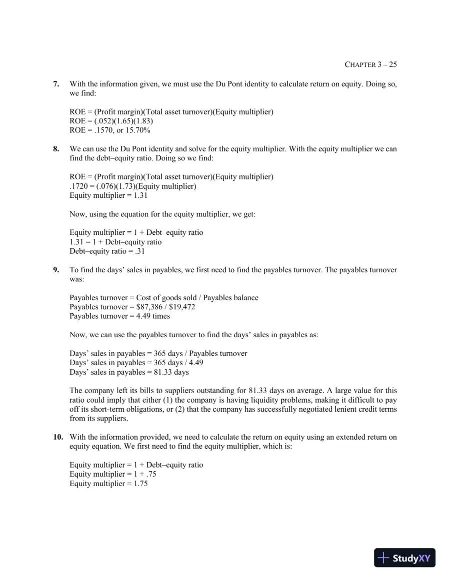 Essentials of Corporate Finance (Mcgraw-hill/Irwin Series in Finance, Insurance, and Real Estate) 9th Edition Solution Manual, page 27