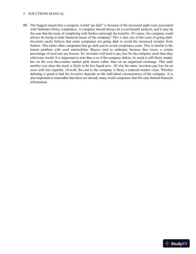 Essentials of Corporate Finance (Mcgraw-hill/Irwin Series in Finance, Insurance, and Real Estate) 9th Edition Solution Manual - Page 5 preview image