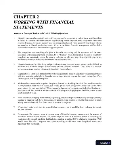 Essentials of Corporate Finance (Mcgraw-hill/Irwin Series in Finance, Insurance, and Real Estate) 9th Edition Solution Manual - Page 6 preview image