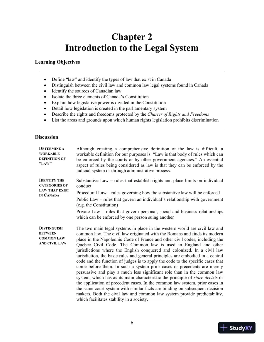 Solution Manual For Business Law in Canada, 11th Canadian Edition, page 9