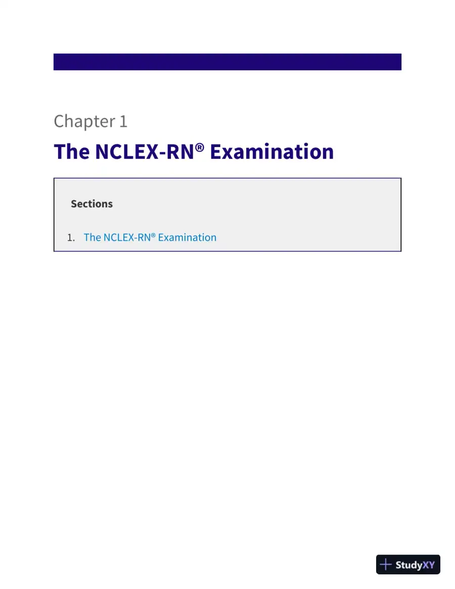 NCLEX-RN Content Review Guide: Preparation for the NCLEX-RN Examination (Kaplan Test Prep) (2020), page 11