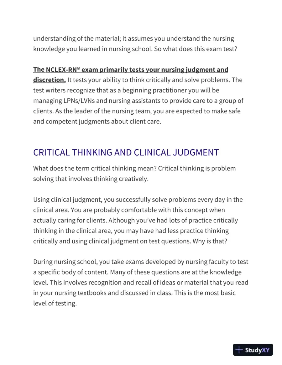 NCLEX-RN Content Review Guide: Preparation for the NCLEX-RN Examination (Kaplan Test Prep) (2020), page 14