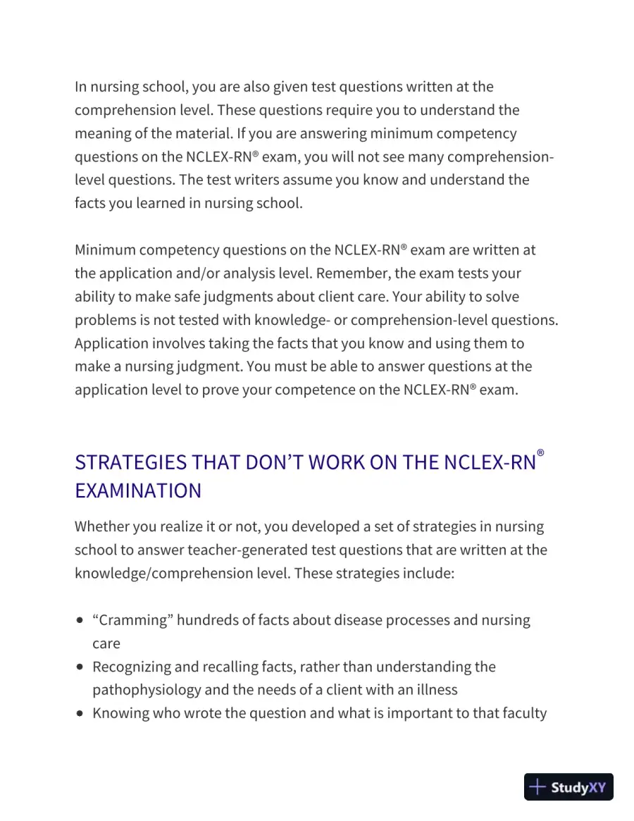 NCLEX-RN Content Review Guide: Preparation for the NCLEX-RN Examination (Kaplan Test Prep) (2020), page 15