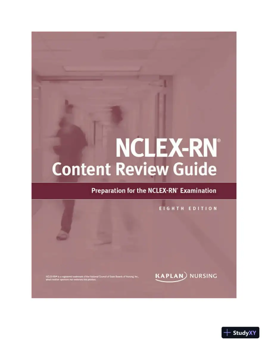 NCLEX-RN Content Review Guide: Preparation for the NCLEX-RN Examination (Kaplan Test Prep) (2020), page 3