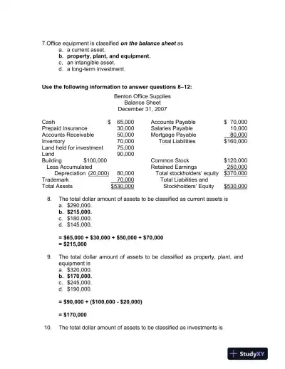 Fundamentals of Accounting: Financial Statements, Journal Entries, and Cash Flow Analysis - Page 3 preview image