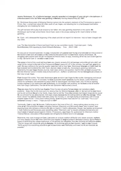 Sherrice Iverson Case - Page 1 preview image