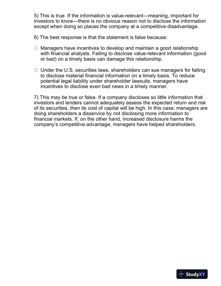 Financial Reporting And Analysis, 7th Edition Solution Manual, page 14