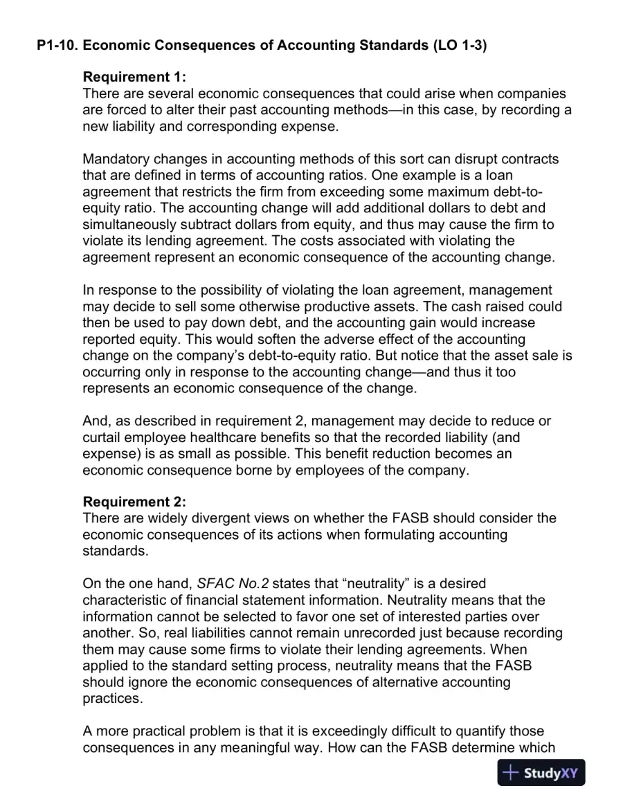 Financial Reporting And Analysis, 7th Edition Solution Manual, page 15