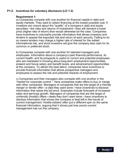 Financial Reporting And Analysis, 7th Edition Solution Manual - Page 5 preview image