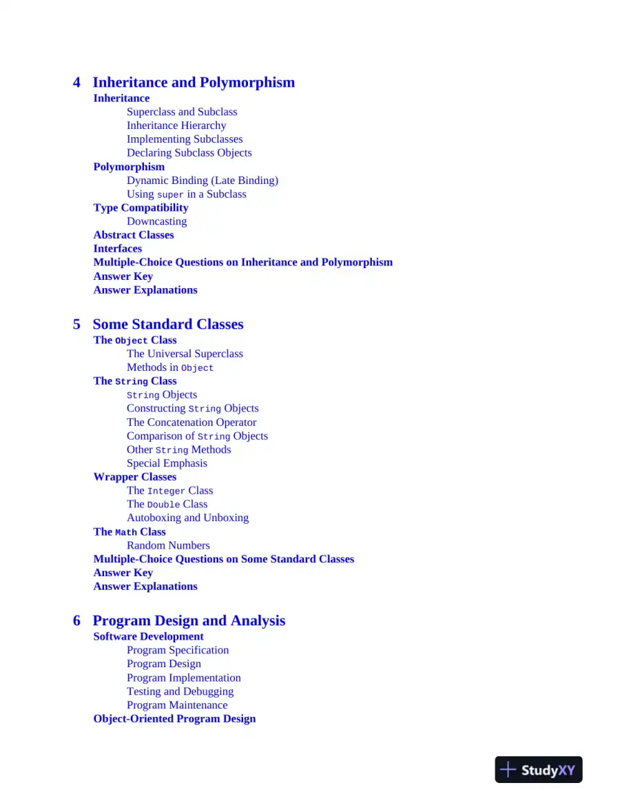 AP Computer Science A Premium, 2024: 6 Practice Tests + Comprehensive Review (2024), page 10