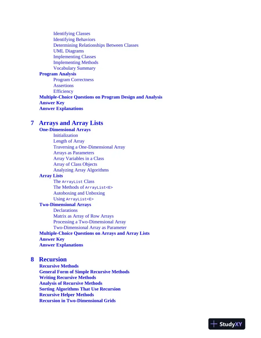AP Computer Science A Premium, 2024: 6 Practice Tests + Comprehensive Review (2024), page 11