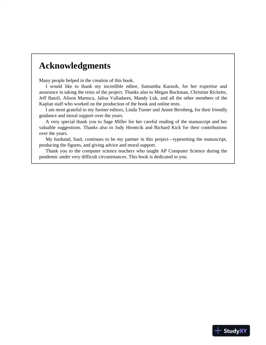 AP Computer Science A Premium, 2024: 6 Practice Tests + Comprehensive Review (2024), page 5