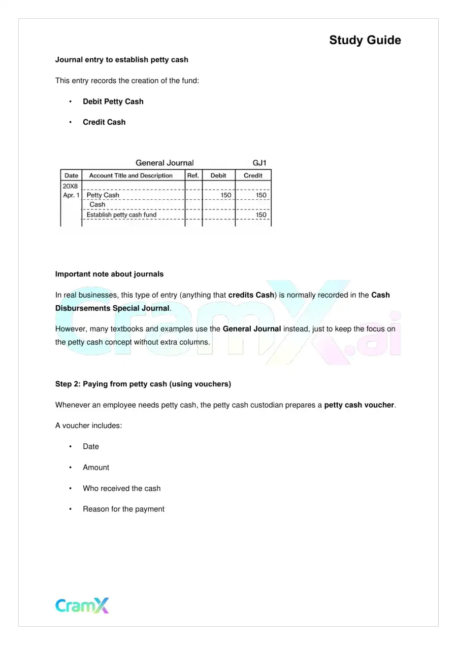 Accounting Principles I – Cash, page 6