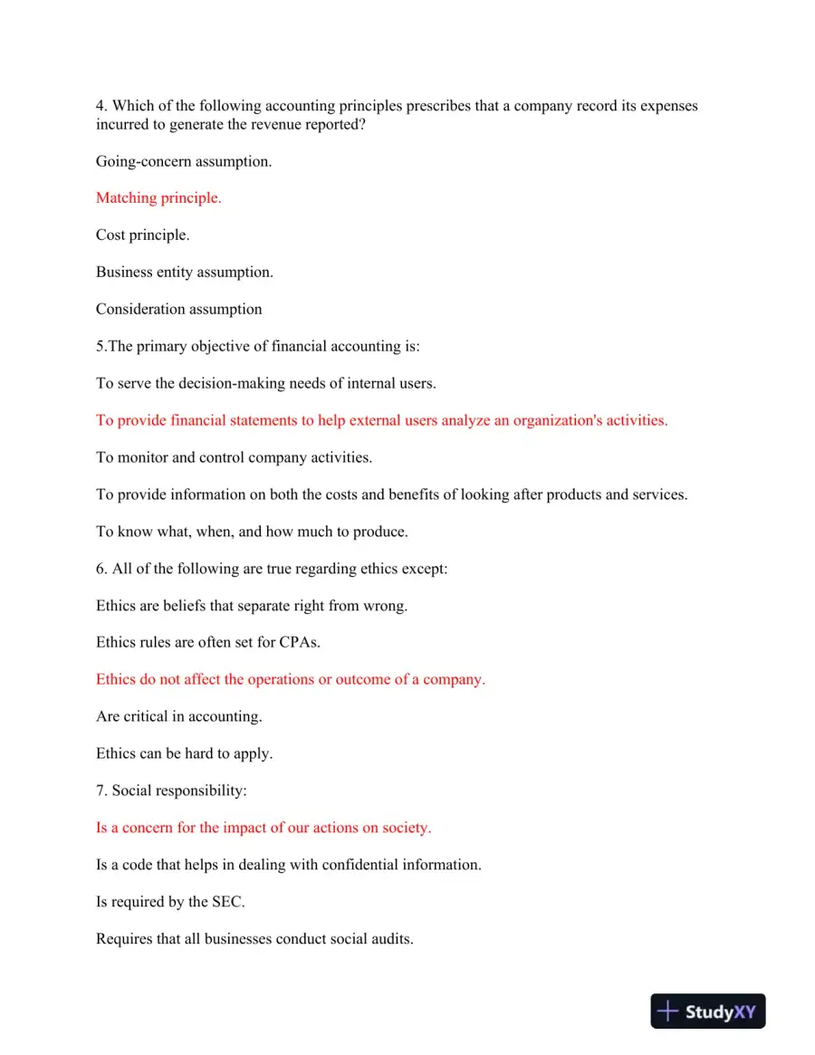 Acct 211 Fundamentals of Financial Accounting: Key Concepts and Principles, page 3