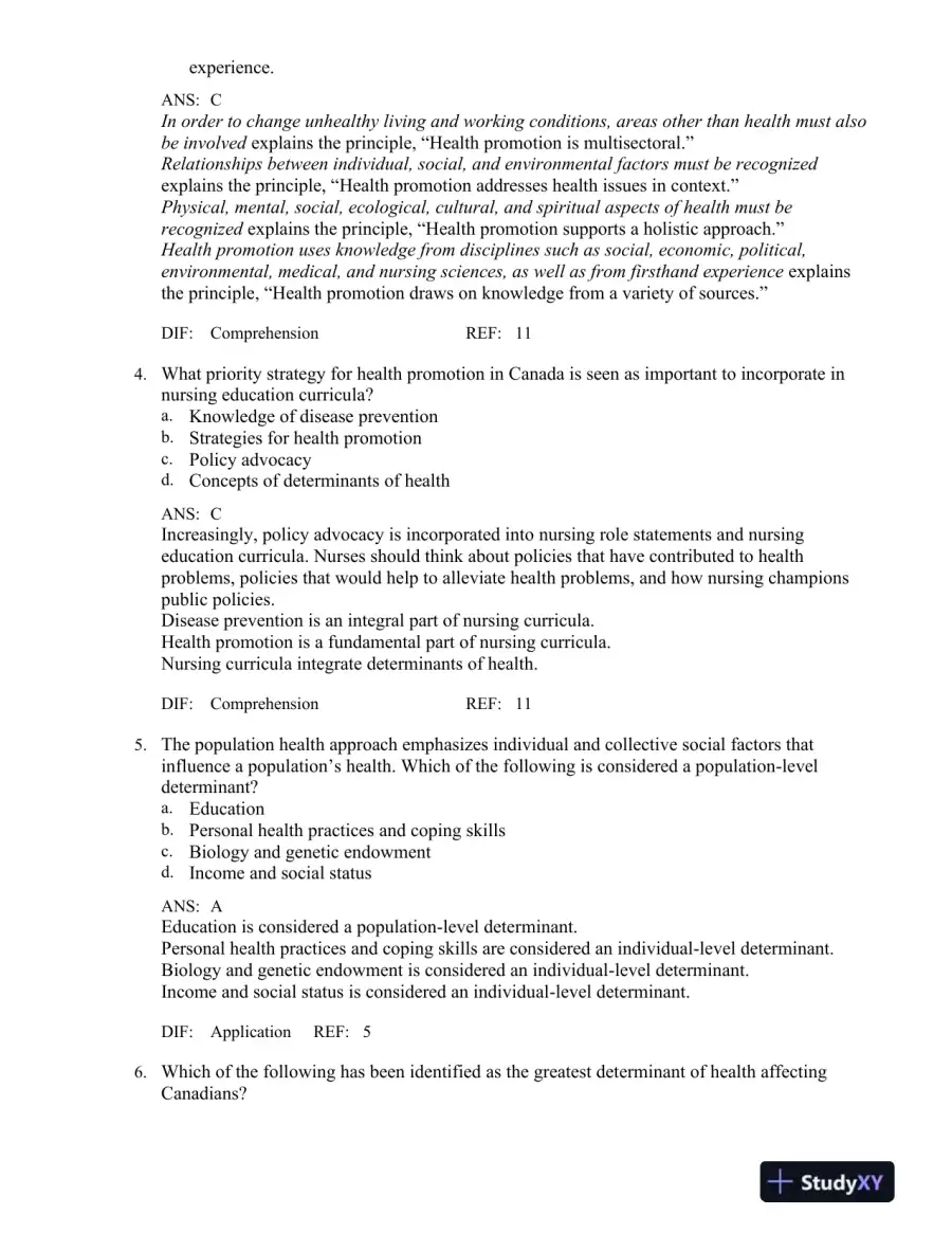 Canadian Fundamentals of Nursing 4th Edition Test Bank, page 3