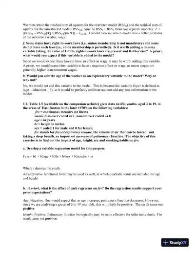 Solution Manual for Econometrics by Example, 2nd Edition - Page 4 preview image