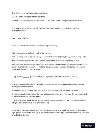 2024 AGN115 Environmental science Practice Exam With Answers (113 Solved Questions) - Page 3 preview image