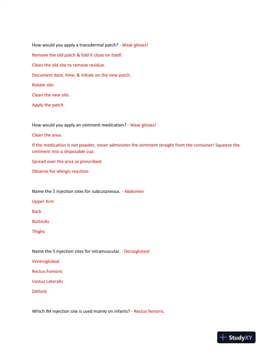 HESI Pharmacology Final Exam With Answers (156 Solved Questions), page 4