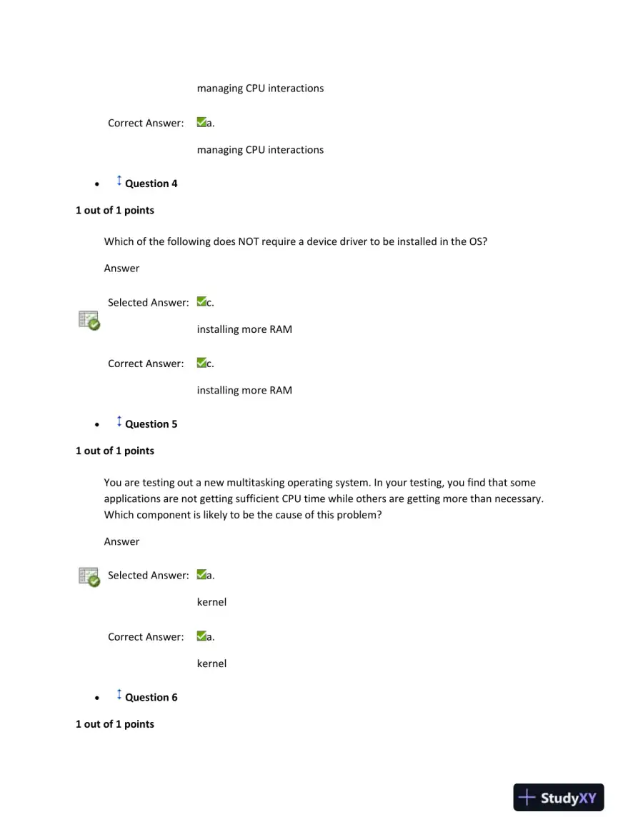Operating System Fundamentals and Device Management, page 3