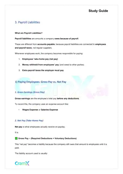 Accounting Principles II – Current Liabilities - Page 3 preview image