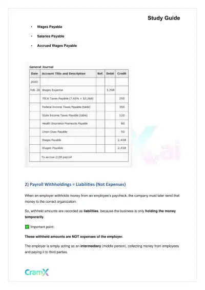 Accounting Principles II – Current Liabilities - Page 4 preview image