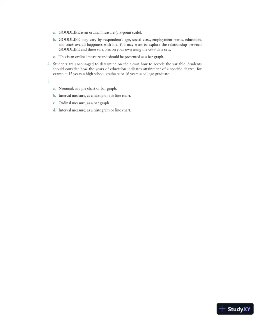 Social Statistics for a Diverse Society Eighth Edition Solution Manual, page 11