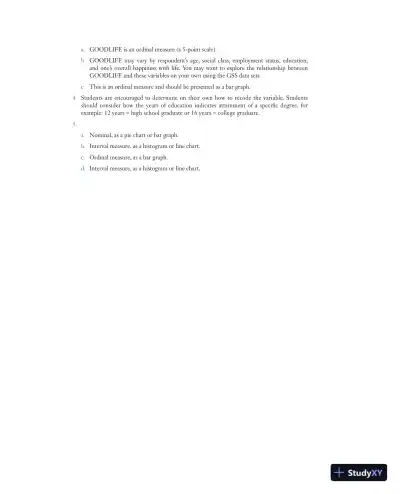 Social Statistics for a Diverse Society Eighth Edition Solution Manual - Page 11 preview image