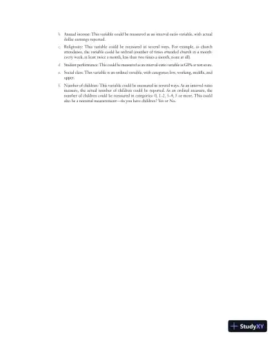 Social Statistics for a Diverse Society Eighth Edition Solution Manual - Page 4 preview image