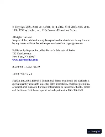 AP US Government and Politics Premium: With 5 Practice Tests (2020) - Page 6 preview image