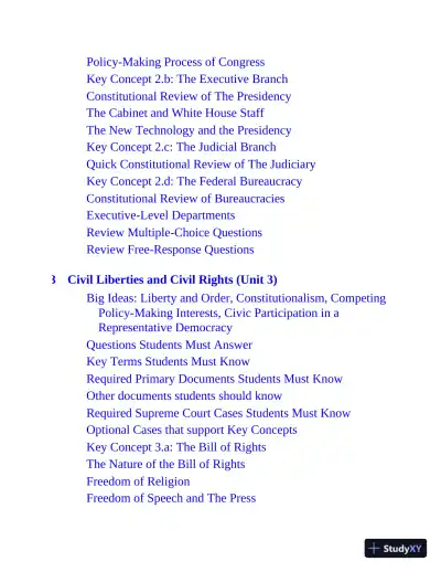 AP US Government and Politics Premium: With 5 Practice Tests (2020) - Page 9 preview image