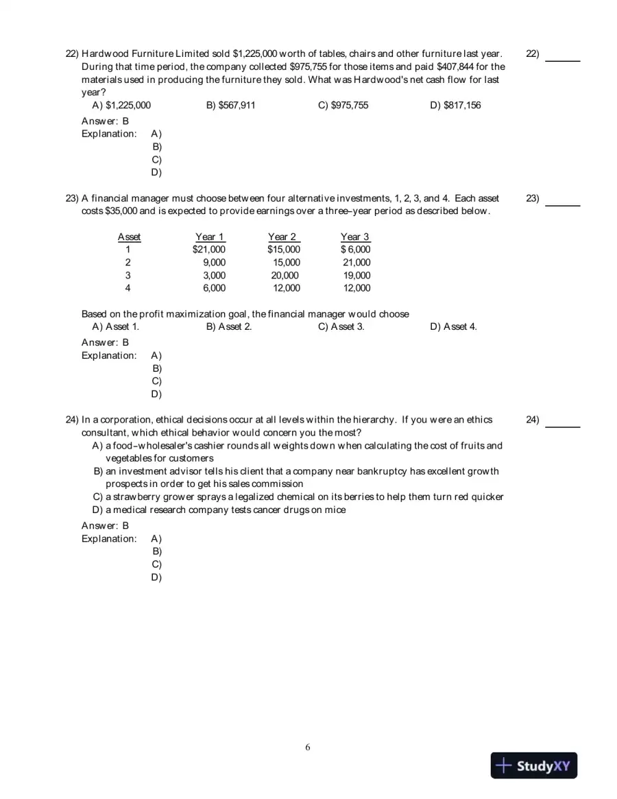 Principles Of Corporate Finance, Second Canadian Edition Test Bank, page 7