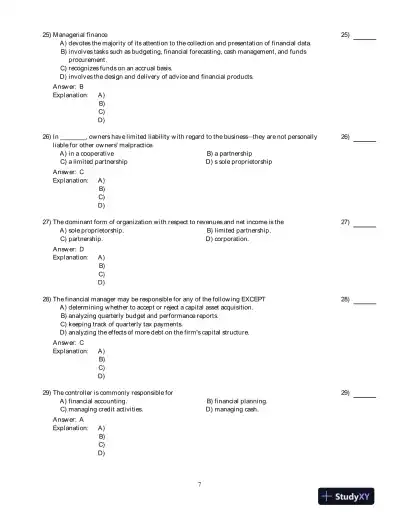 Principles Of Corporate Finance, Second Canadian Edition Test Bank - Page 8 preview image