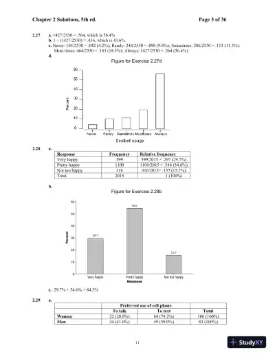 Solution Manual For Mind On Statistics, 5th Edition - Page 12 preview image