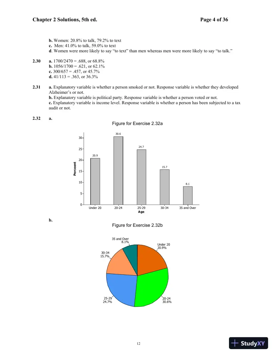 Solution Manual For Mind On Statistics, 5th Edition, page 13
