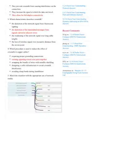 CCNA 1 v7 Modules 4 to 7 Ethernet Concepts Exam An - Page 2 preview image